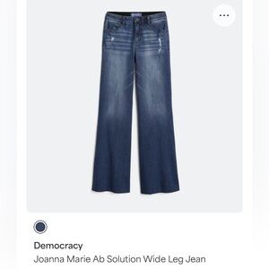 Democracy Ab Solution Blue Flare & Wide Leg Jeans